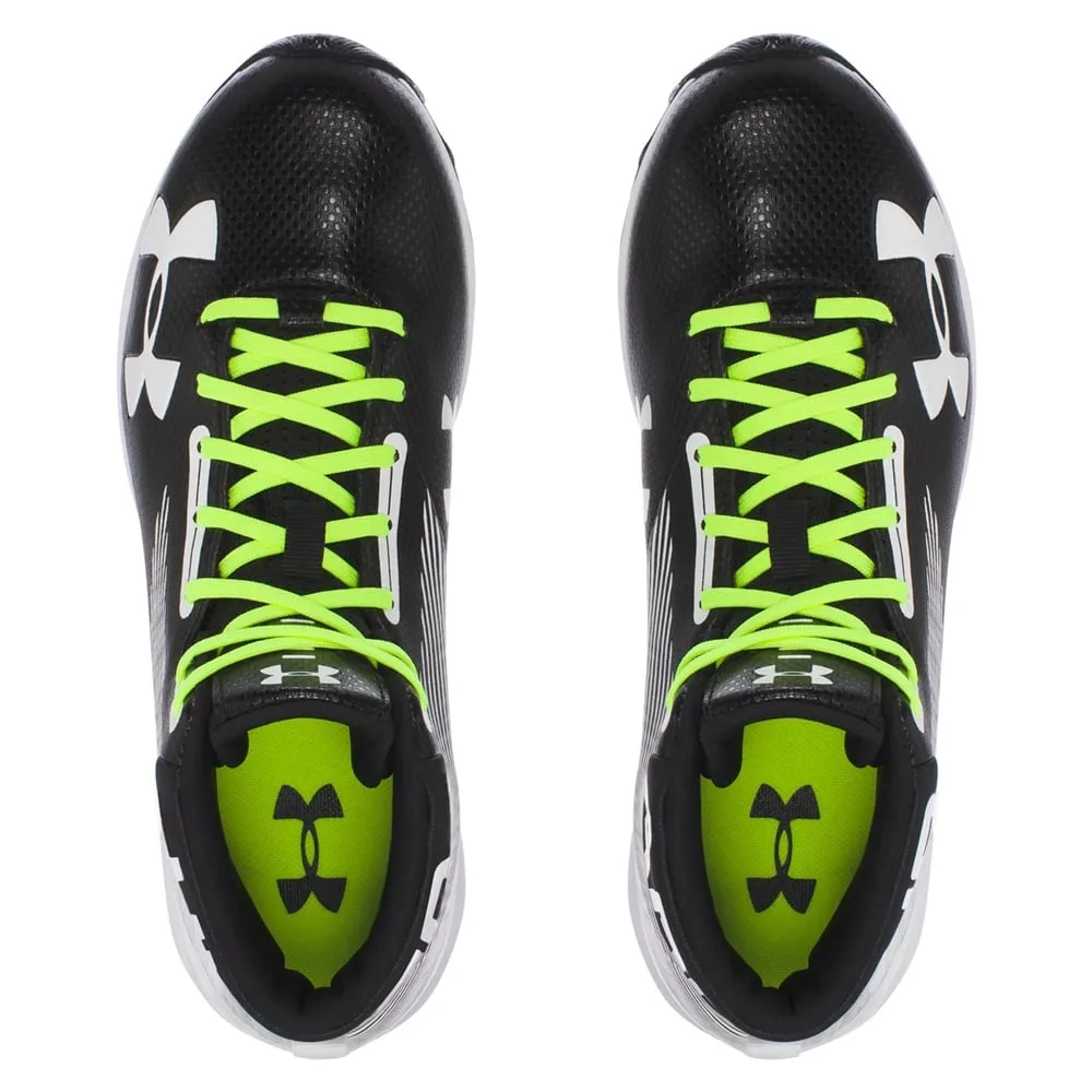 Under Armour Men Ua Hammer Mid Rubber Molded Football Cleats