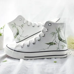 Uniwim Bamboo Bird Hand Painted Shoes SE21554