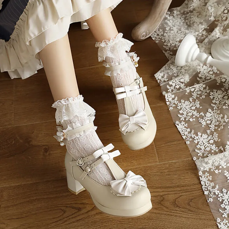 Uniwim Lace Bow Shoes SE21723