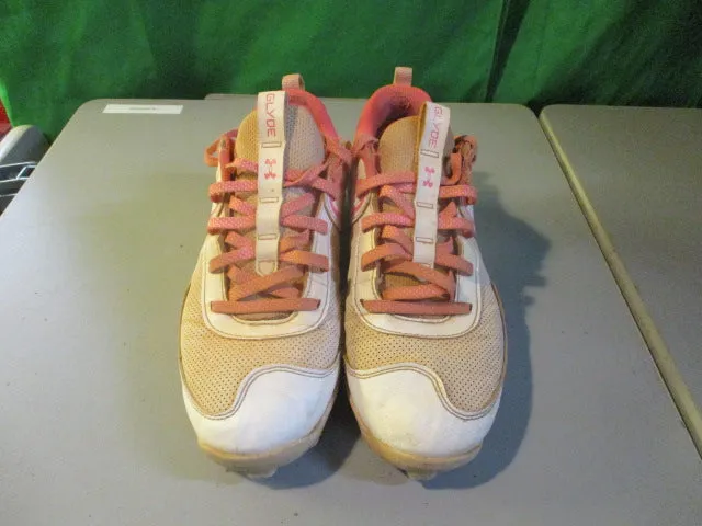 Used Under Armour Glyde Size 7.5 Cleats (Some Damage On Cleats See Photos)