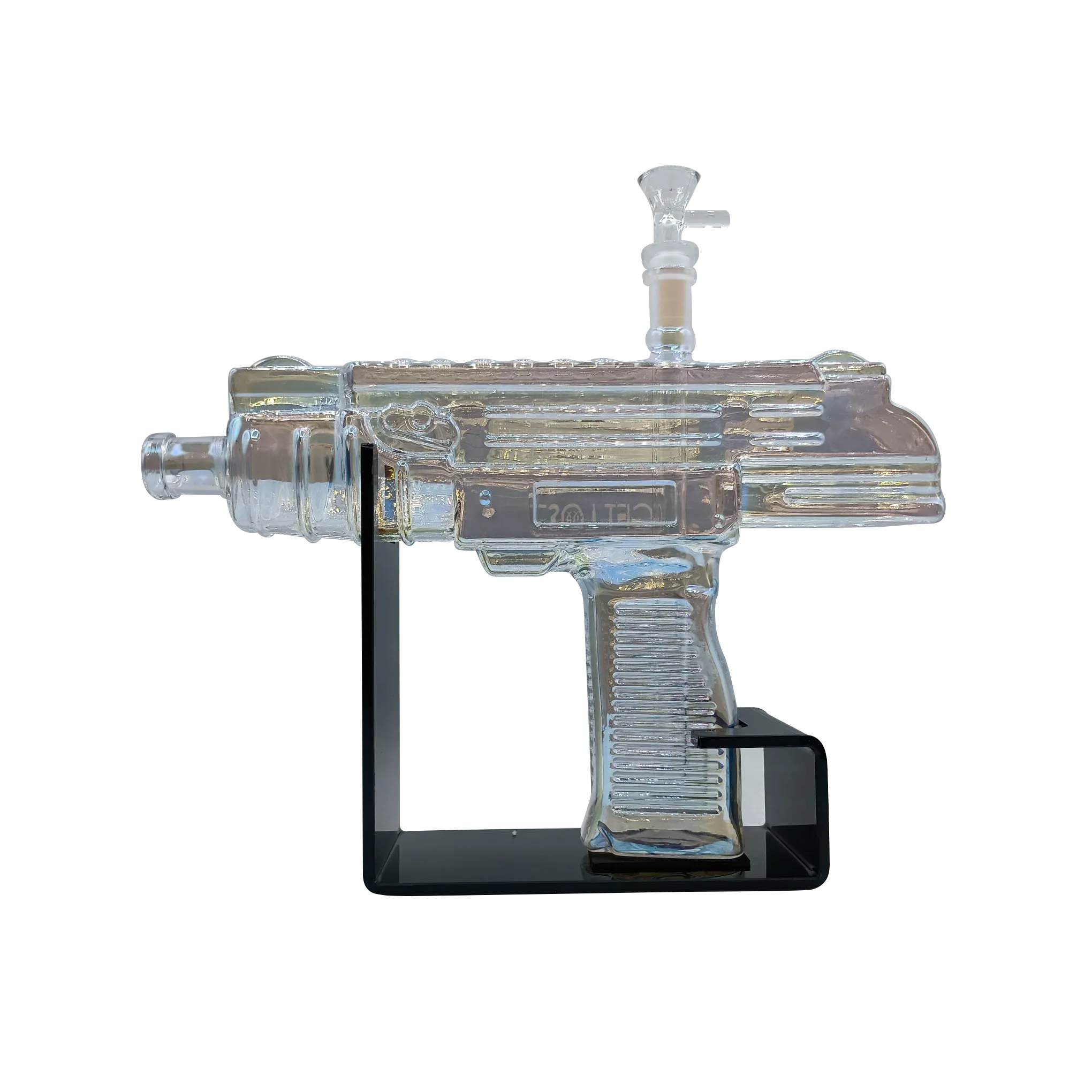 UZI Water Pipe (CLEAR RAINBOW)