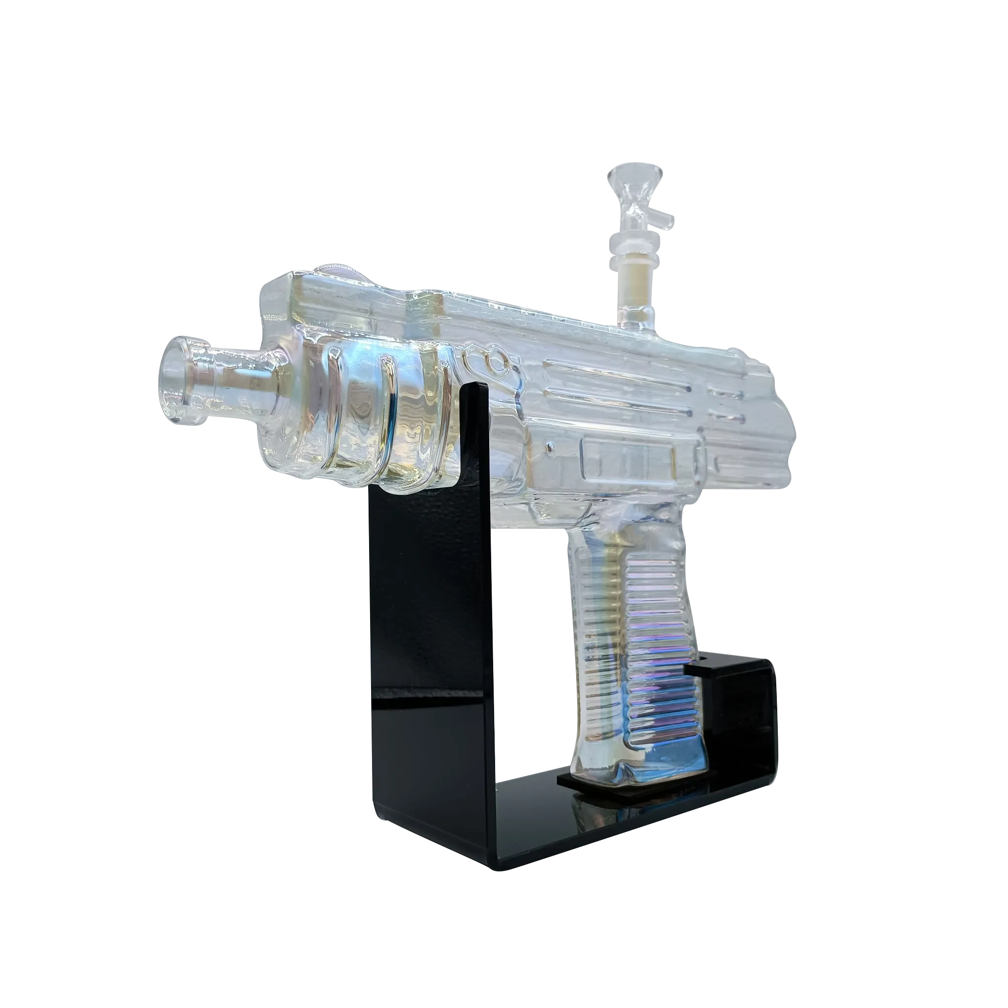 UZI Water Pipe (CLEAR RAINBOW)