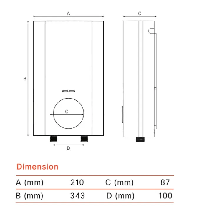 Viessmann Vitowell Easy Classic Instant Water Heater