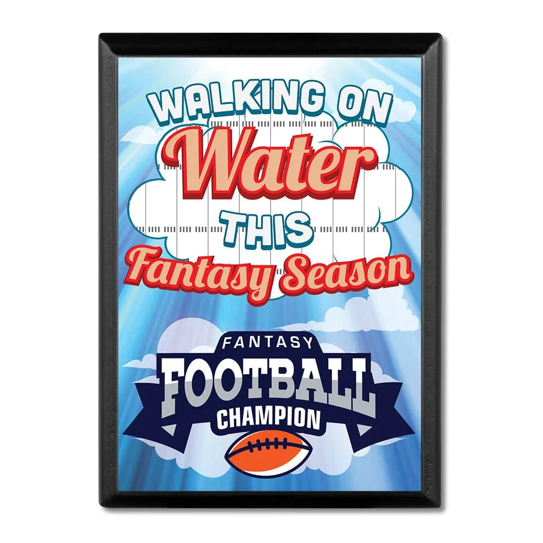 Walking on Water Plaque