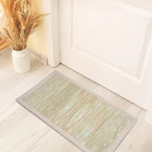 Water Colour Woven 100% Cotton 1PC Doormat