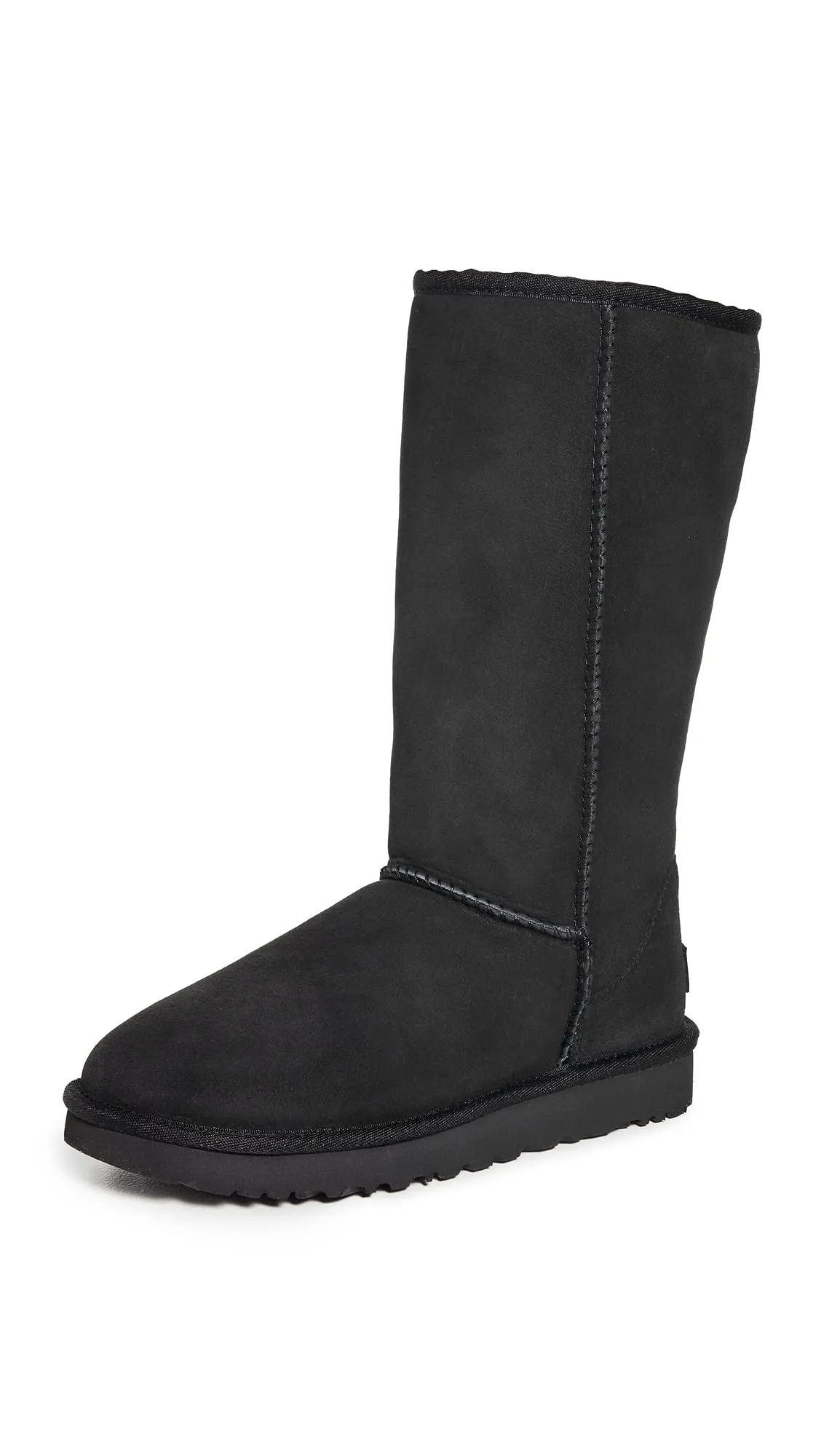 Women's Shoes UGG CLASSIC TALL II Slip On Sheepskin Boots 1016224 BLACK