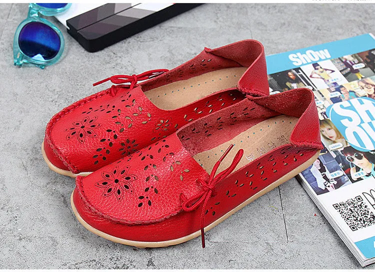 Women's Summer Casual Genuine Leather Loafers