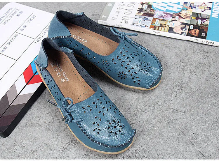 Women's Summer Casual Genuine Leather Loafers