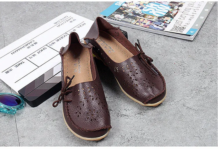 Women's Summer Casual Genuine Leather Loafers